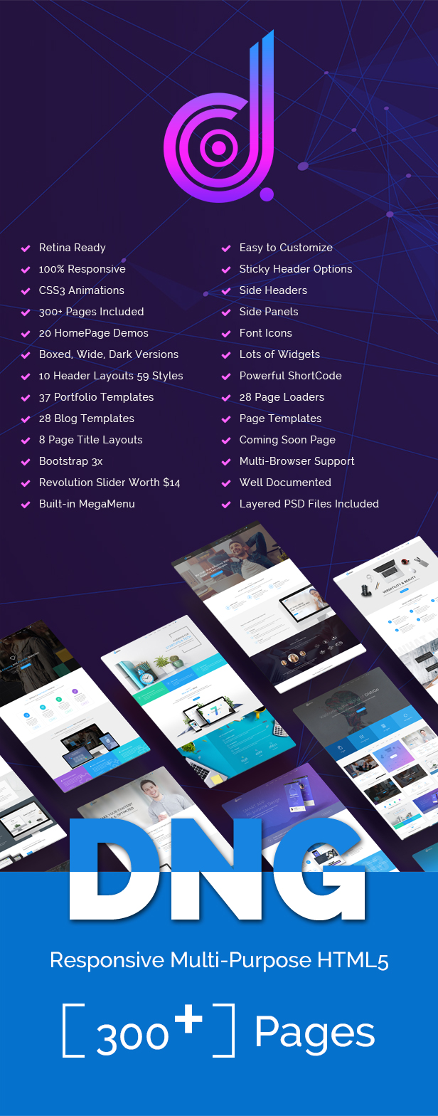 DNG - Responsive HTML5 Template - 1